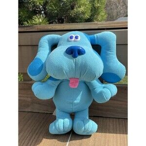 Blues Clues Blue Dog 12” Plush Barking 1997 Viacom TYCO
